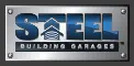 Steel building garages logo