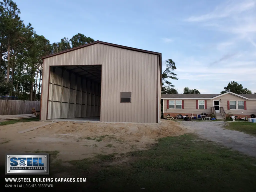 steel building garage